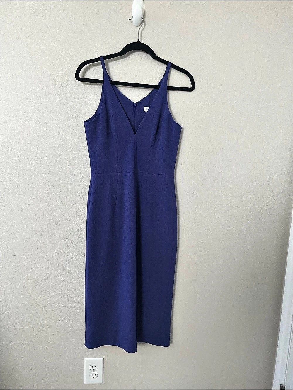 Dress the Population Lyla Midi Dress Blue Size Small